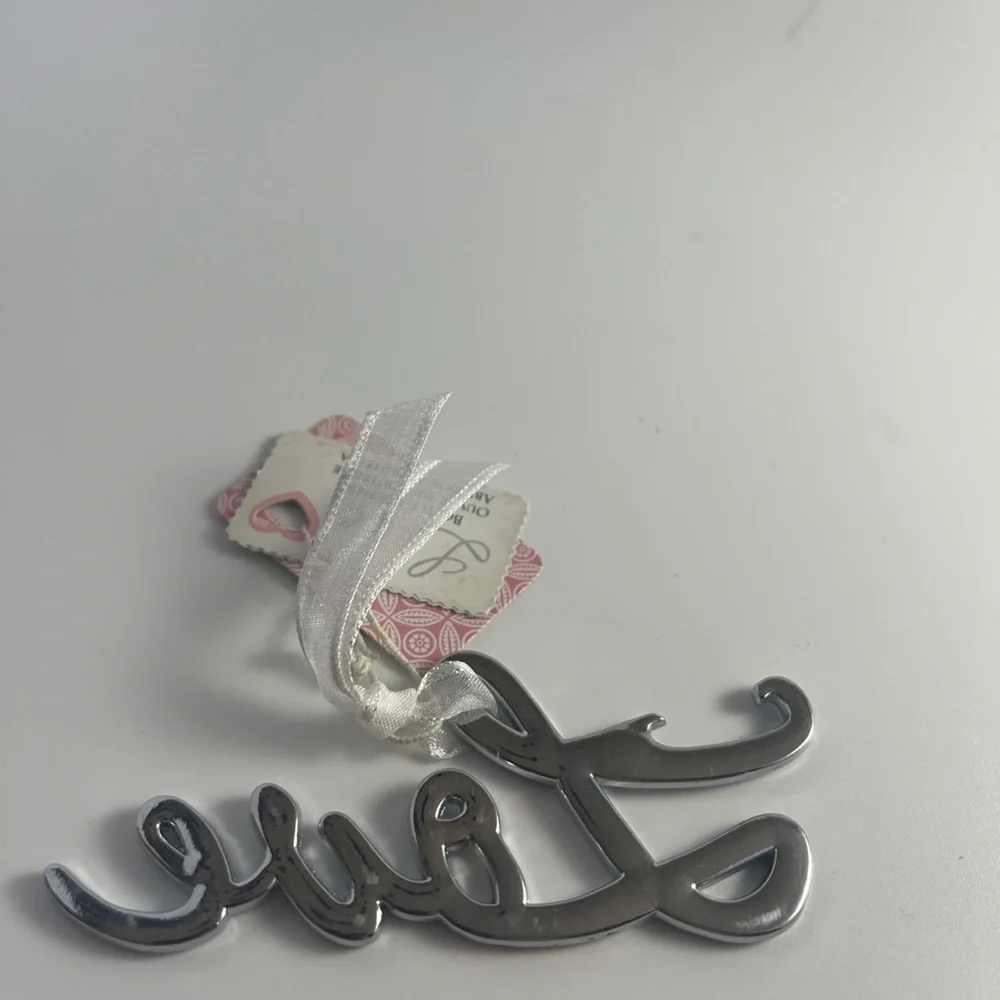 Love Bottle Opener Silver tone NEW